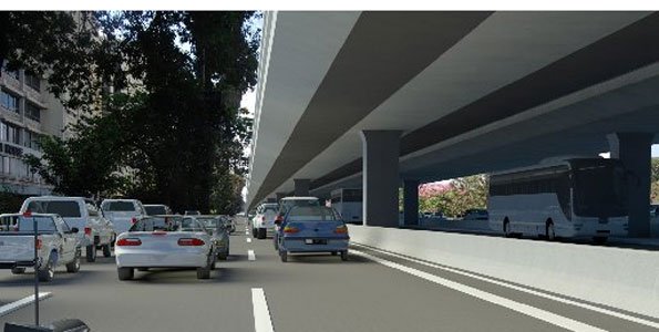 

An artistic impression of Uhuru Highway. FILE PHOTO | NMG